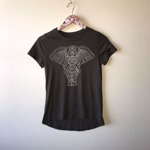Womens small gray elephant tee